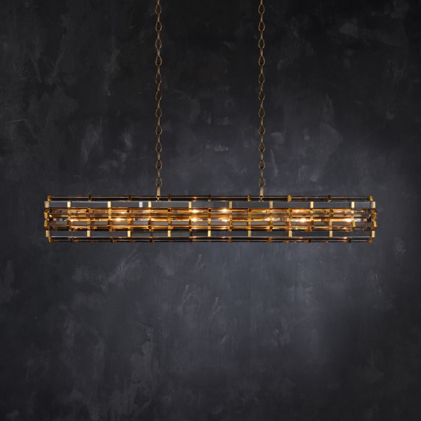 Dipa Cylinder Chandelier-Chandelier-Manorlights