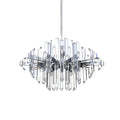 Facets modern geometric LED chandelier