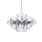 Facets modern geometric LED chandelier