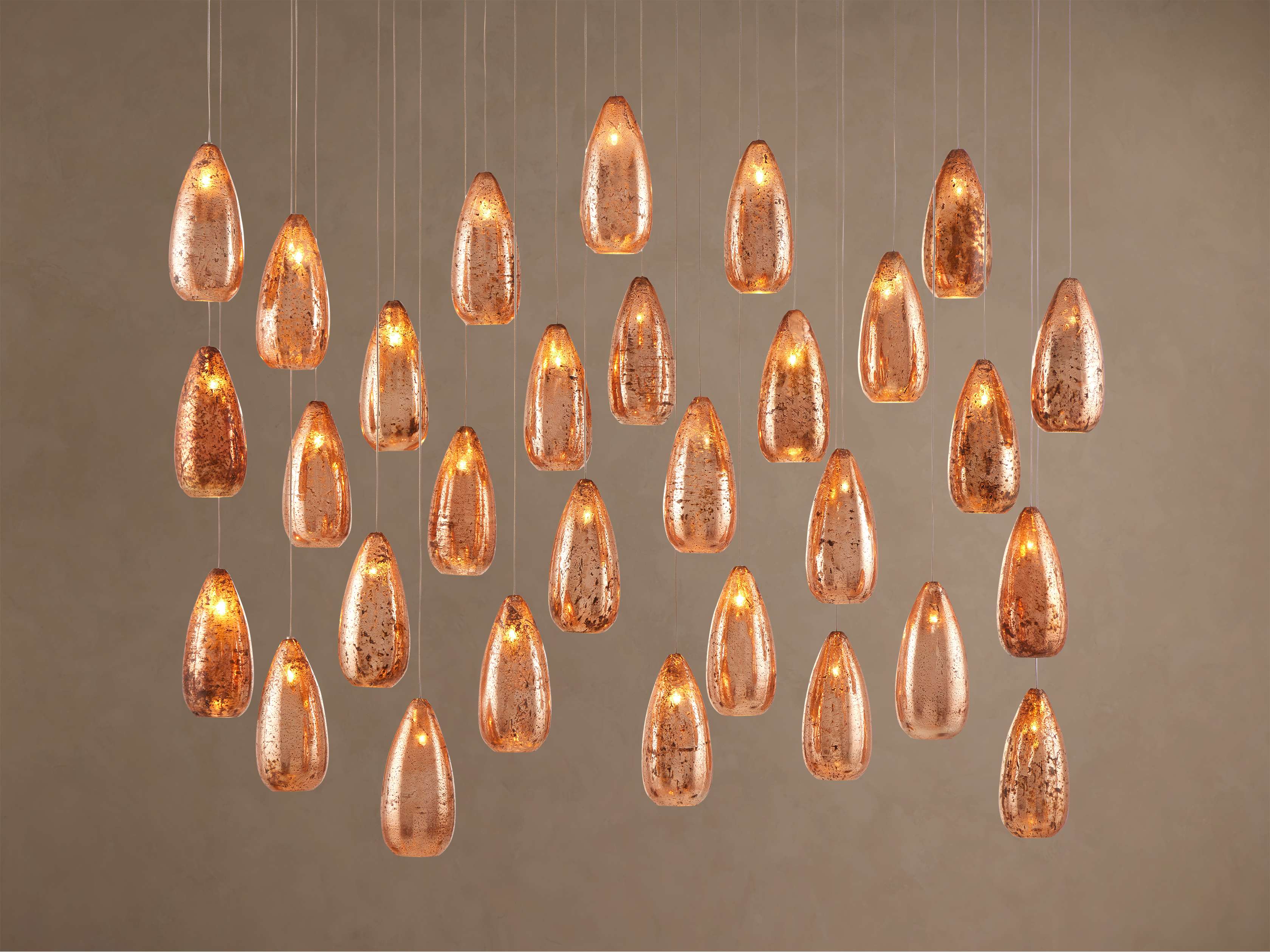 Edda Linear Chandelier-Chandelier-Manorlights