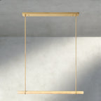 Audubon Alabaster Single Bar Linear Chandelier-Manorlights