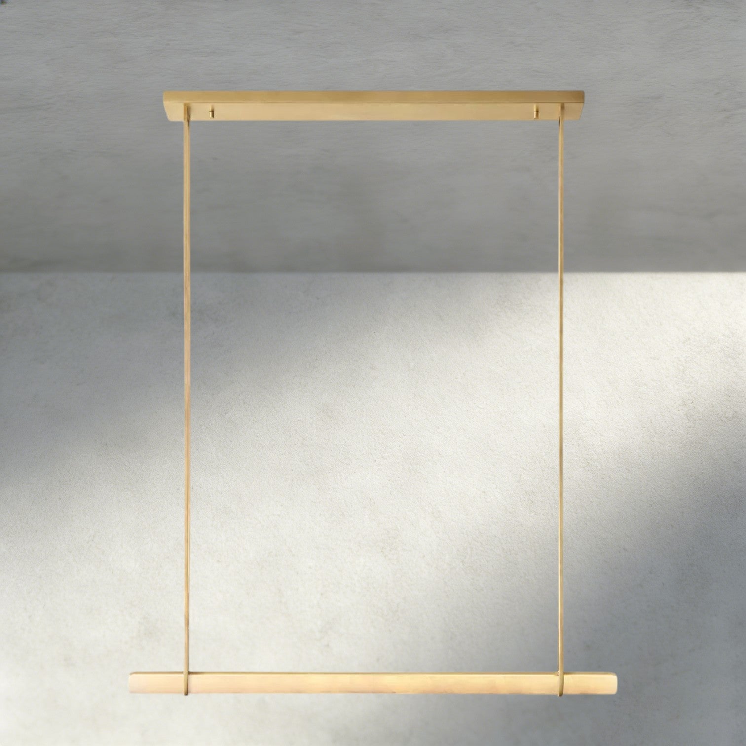 Audubon Alabaster Single Bar Linear Chandelier-Manorlights