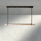 Audubon Crystal Linear Single Bar Chandelier-Manorlights
