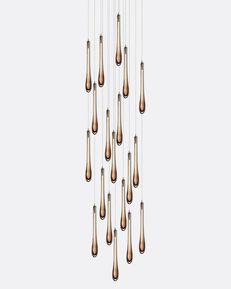 Dewdrop Round Chandelier-Chandelier-Manorlights