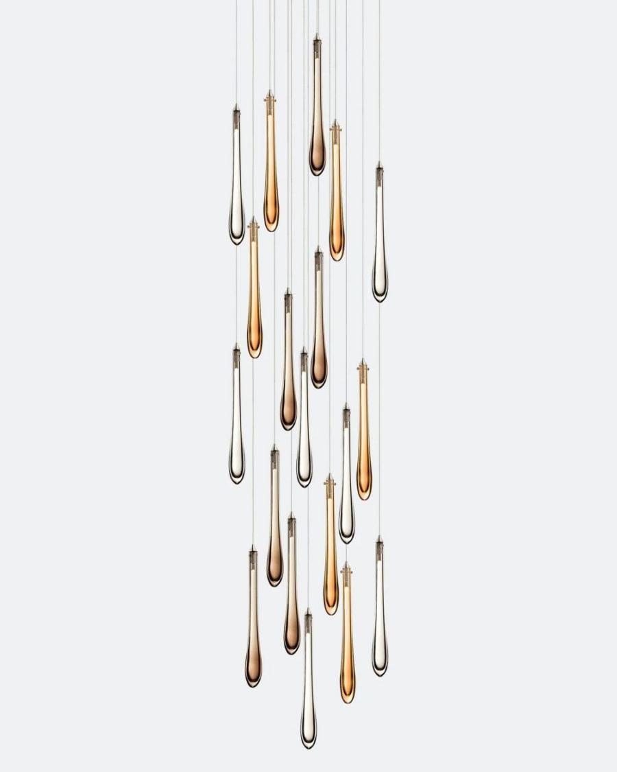 Dewdrop Round Chandelier-Chandelier-Manorlights