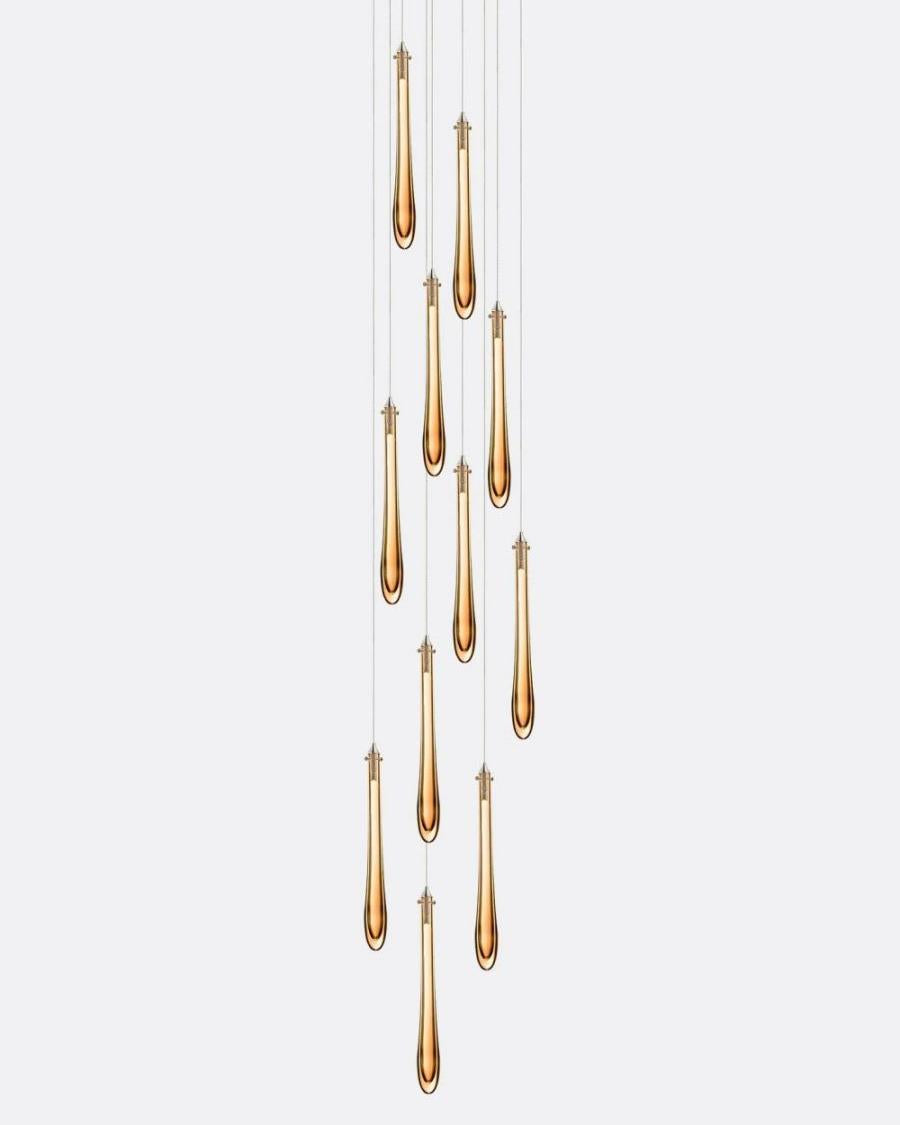 Dewdrop Round Chandelier-Chandelier-Manorlights