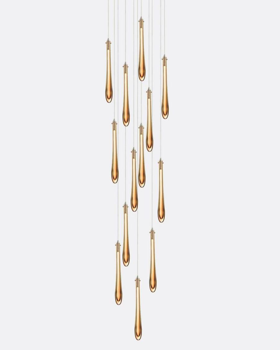Dewdrop Round Chandelier-Chandelier-Manorlights