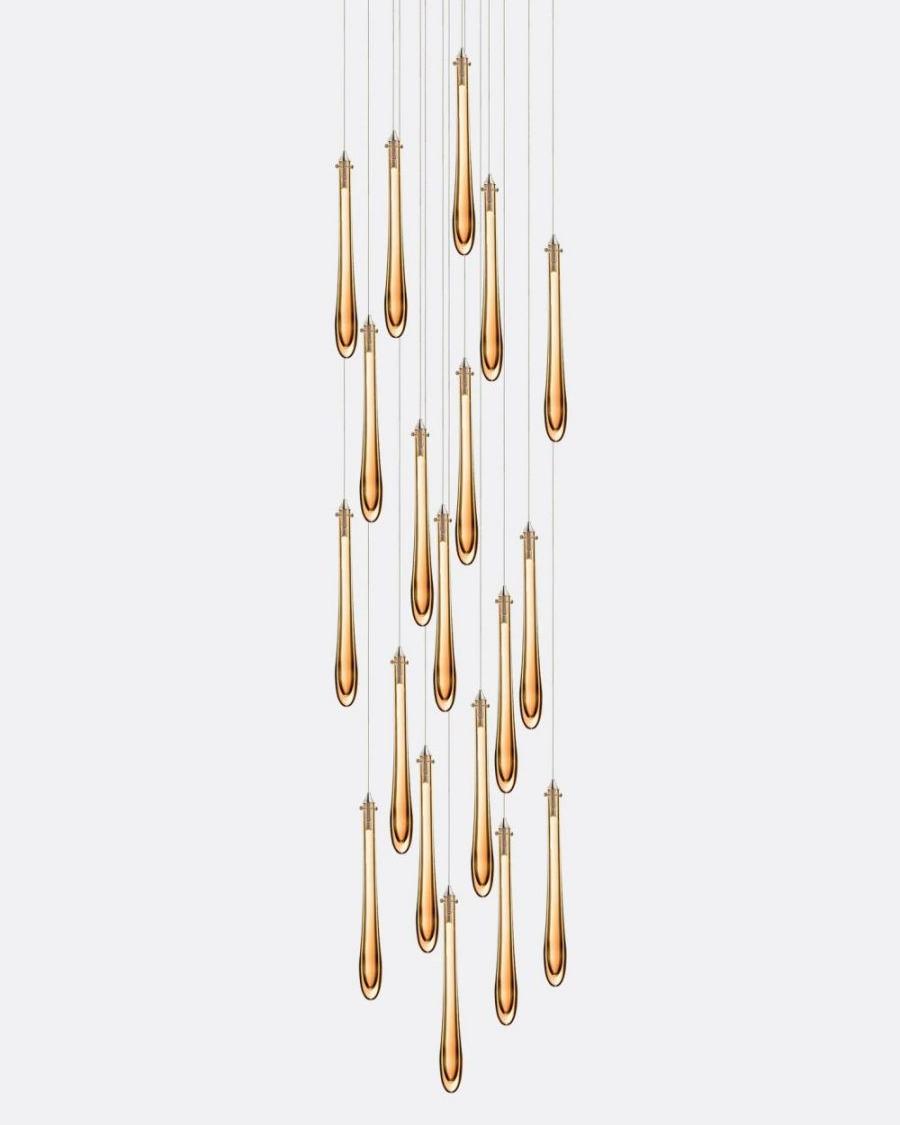 Dewdrop Round Chandelier-Chandelier-Manorlights