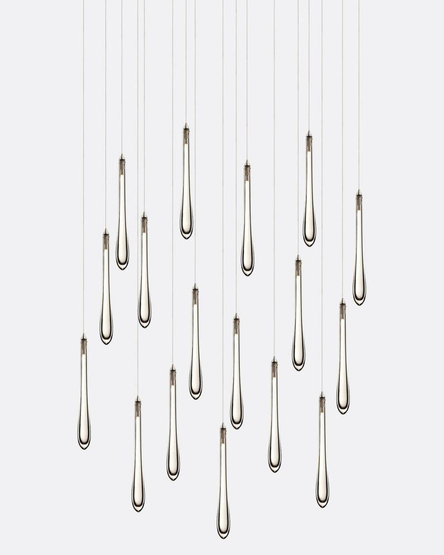 Dewdrop Rectangle Chandelier-Chandelier-Manorlights