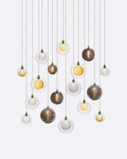 Drizzle Rectangle Chandelier-Chandelier-Manorlights