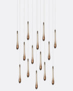 Dewdrop Rectangle Chandelier-Chandelier-Manorlights