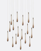 Dewdrop Rectangle Chandelier-Chandelier-Manorlights