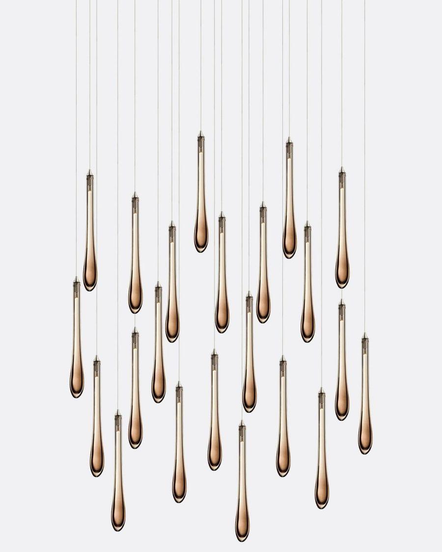 Dewdrop Rectangle Chandelier-Chandelier-Manorlights