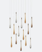 Dewdrop Rectangle Chandelier-Chandelier-Manorlights