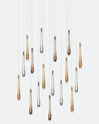 Dewdrop Rectangle Chandelier-Chandelier-Manorlights