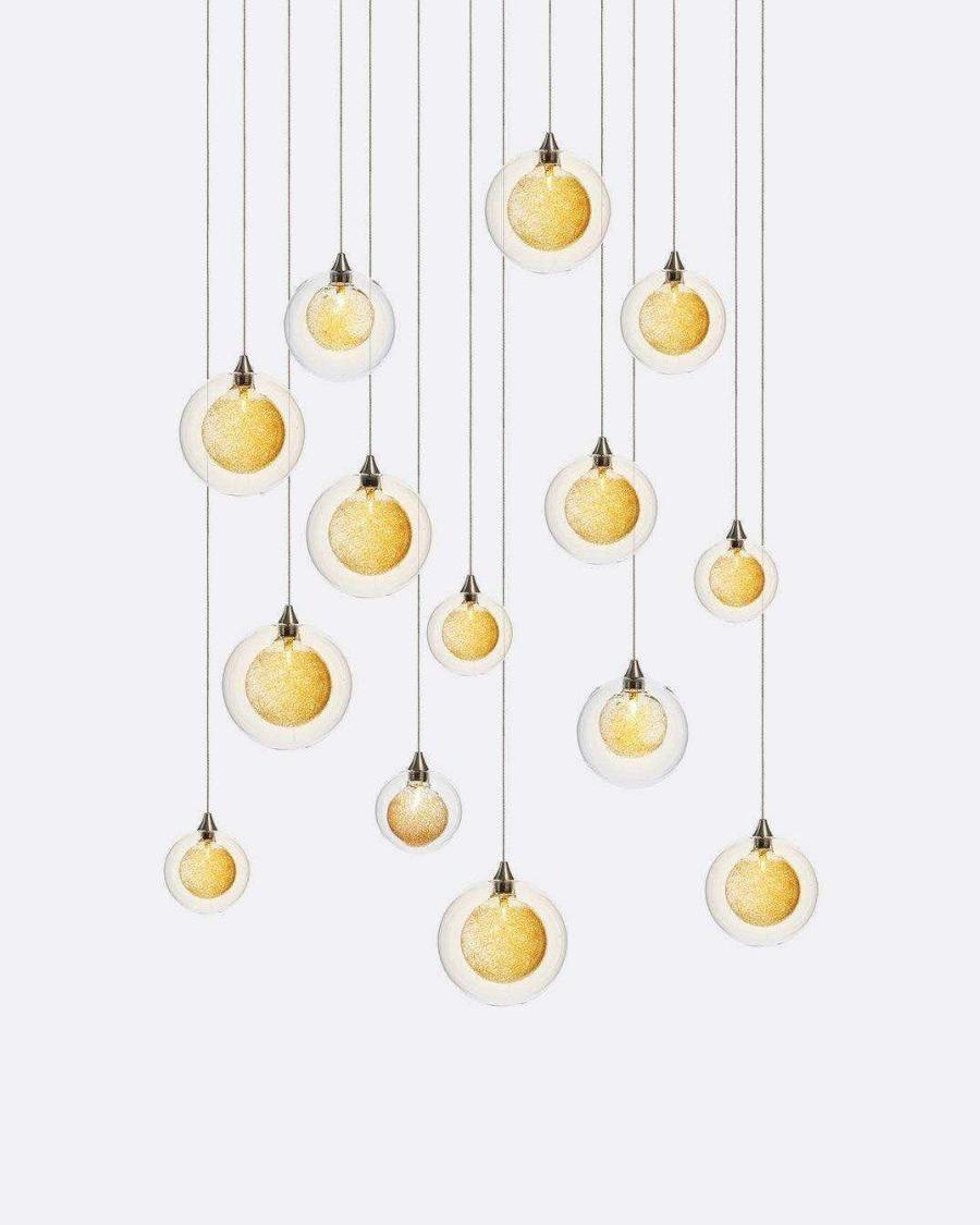 Drizzle Rectangle Chandelier-Chandelier-Manorlights