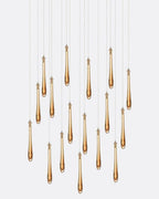 Dewdrop Rectangle Chandelier-Chandelier-Manorlights