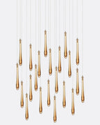 Dewdrop Rectangle Chandelier-Chandelier-Manorlights