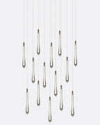 Dewdrop Rectangle Chandelier-Chandelier-Manorlights