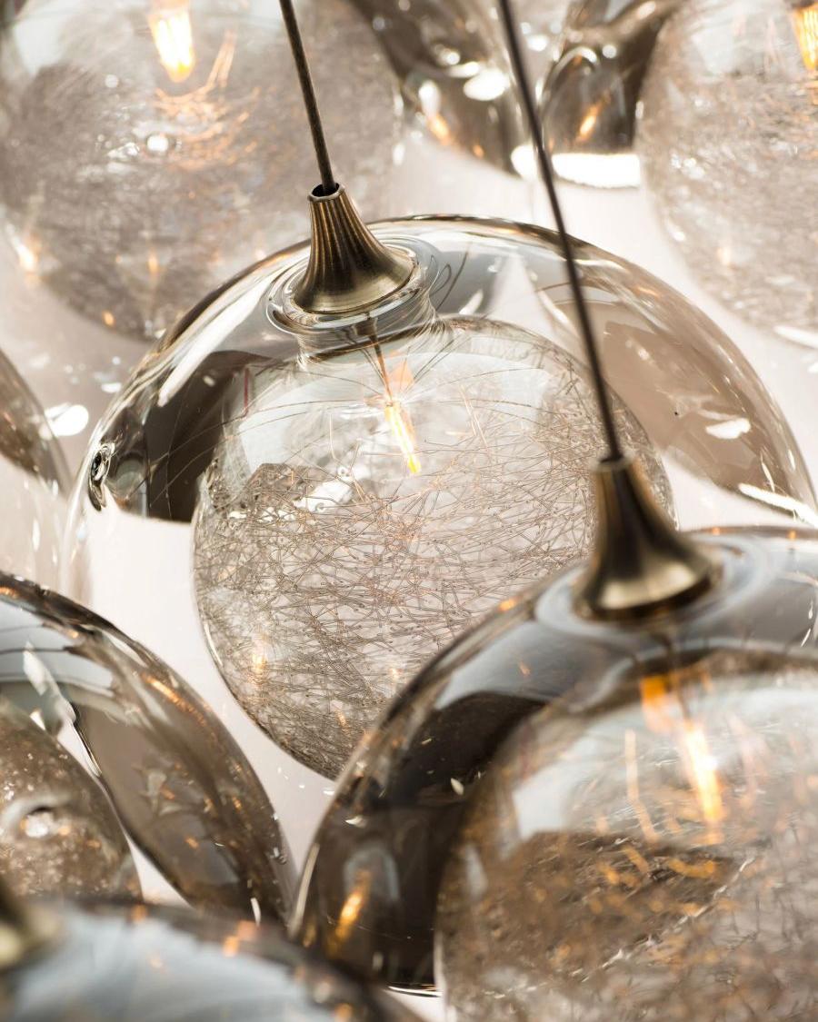 Drizzle Square Chandelier-Chandelier-Manorlights