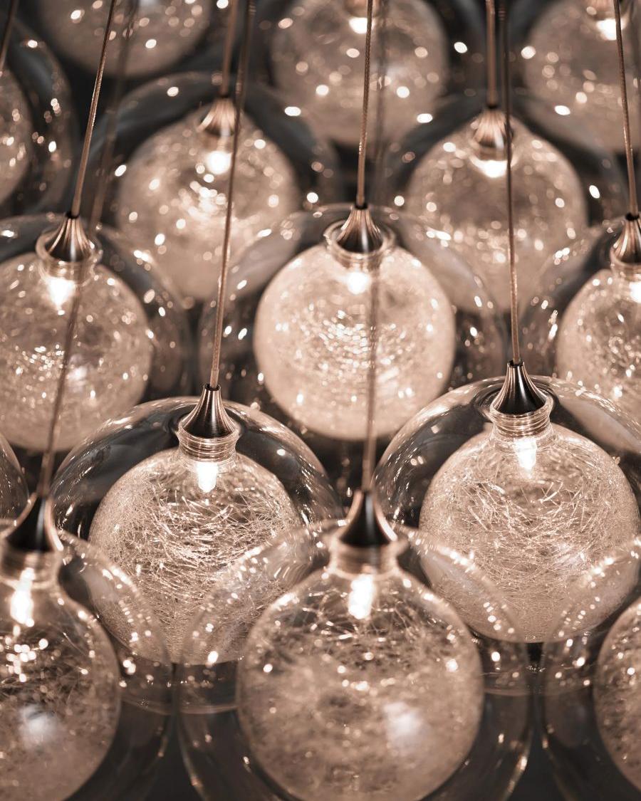 Drizzle Square Chandelier-Chandelier-Manorlights