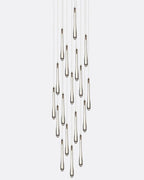 Dewdrop Square Chandelier-Chandelier-Manorlights