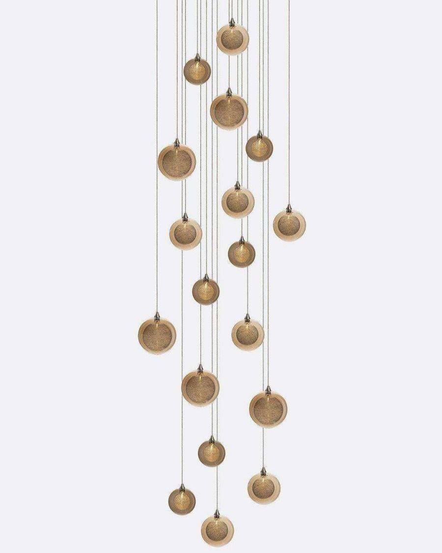Drizzle Square Chandelier-Chandelier-Manorlights