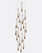 Dewdrop Square Chandelier-Chandelier-Manorlights