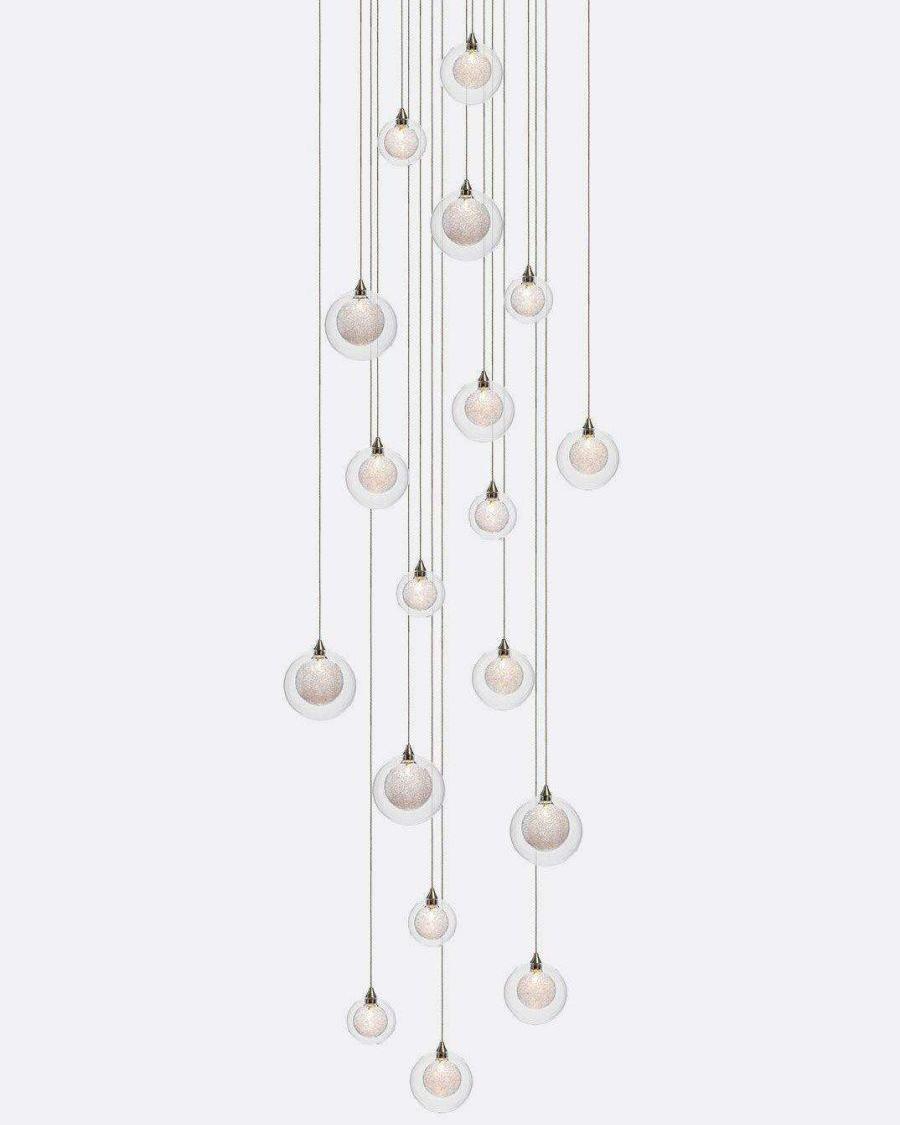 Drizzle Square Chandelier-Chandelier-Manorlights