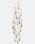 Dewdrop Square Chandelier-Chandelier-Manorlights