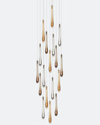 Dewdrop Square Chandelier-Chandelier-Manorlights