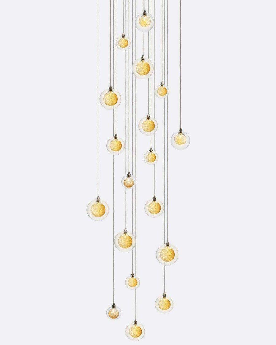 Drizzle Square Chandelier-Chandelier-Manorlights