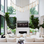 Dewdrop Square Chandelier-Chandelier-Manorlights