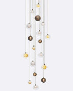 Drizzle Square Chandelier-Chandelier-Manorlights