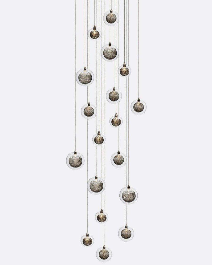 Drizzle Square Chandelier-Chandelier-Manorlights
