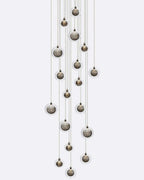 Drizzle Square Chandelier-Chandelier-Manorlights