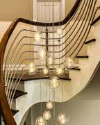 Drizzle Square Chandelier-Chandelier-Manorlights