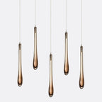 Dewdrop Small Rectangle Chandelier-Chandelier-Manorlights