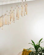 Dewdrop Small Rectangle Chandelier-Chandelier-Manorlights