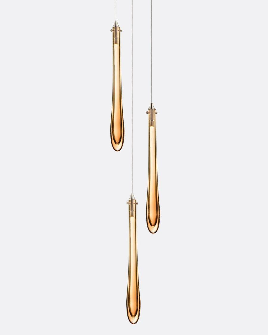 Dewdrop Small Round Chandelier-Chandelier-Manorlights