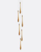 Dewdrop Small Round Chandelier-Chandelier-Manorlights