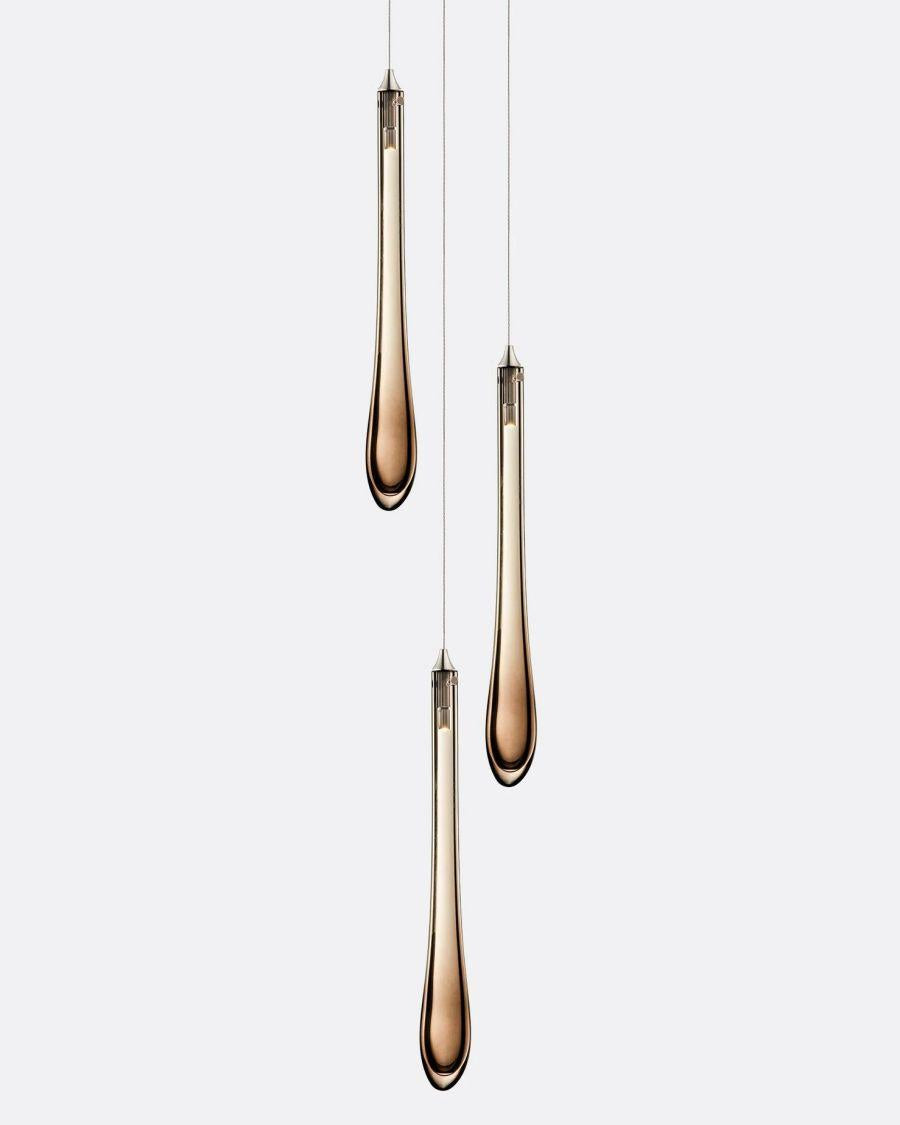 Dewdrop Small Round Chandelier-Chandelier-Manorlights