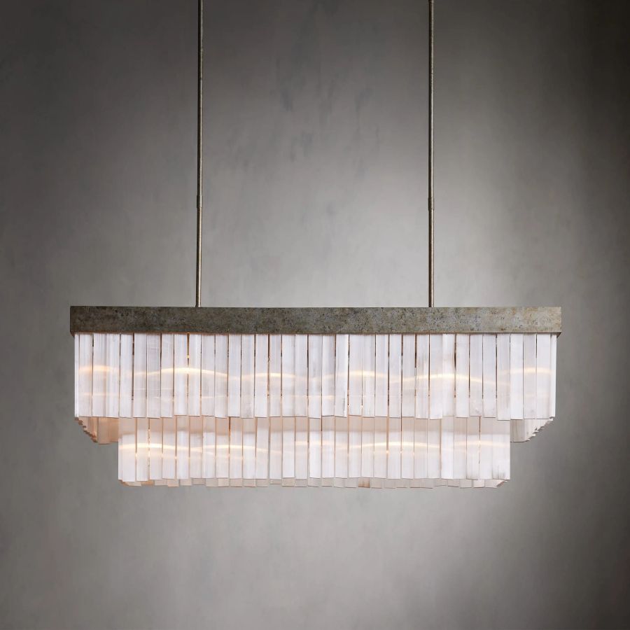 Eden Rectangular Chandelier-Chandelier-Manorlights