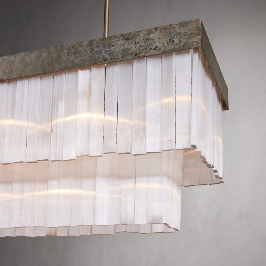 Eden Rectangular Chandelier-Chandelier-Manorlights
