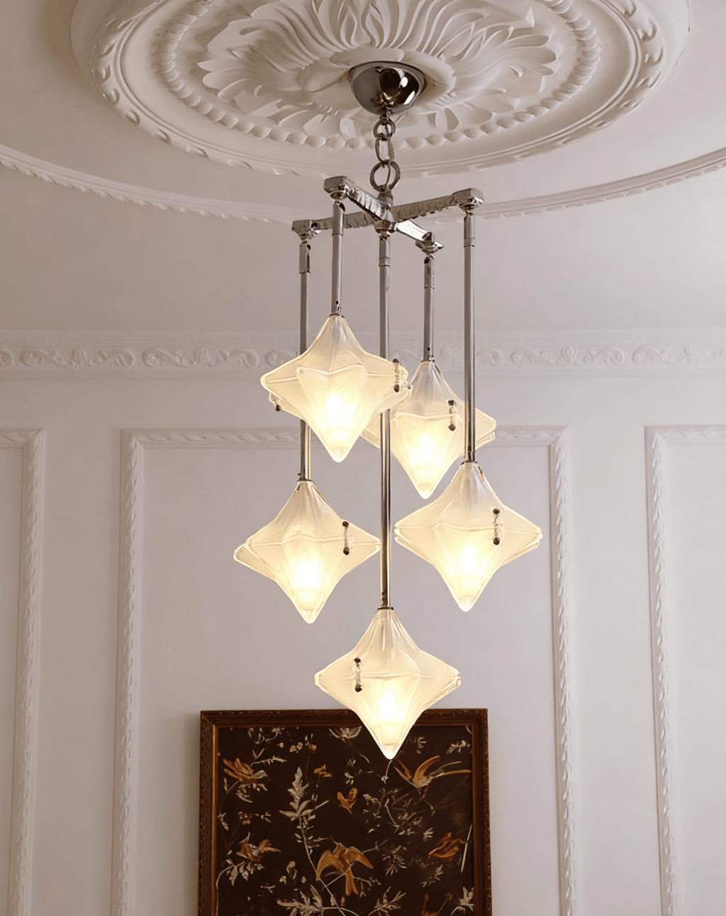 Elowen Long Prism Star Chandelier by Manor Lights