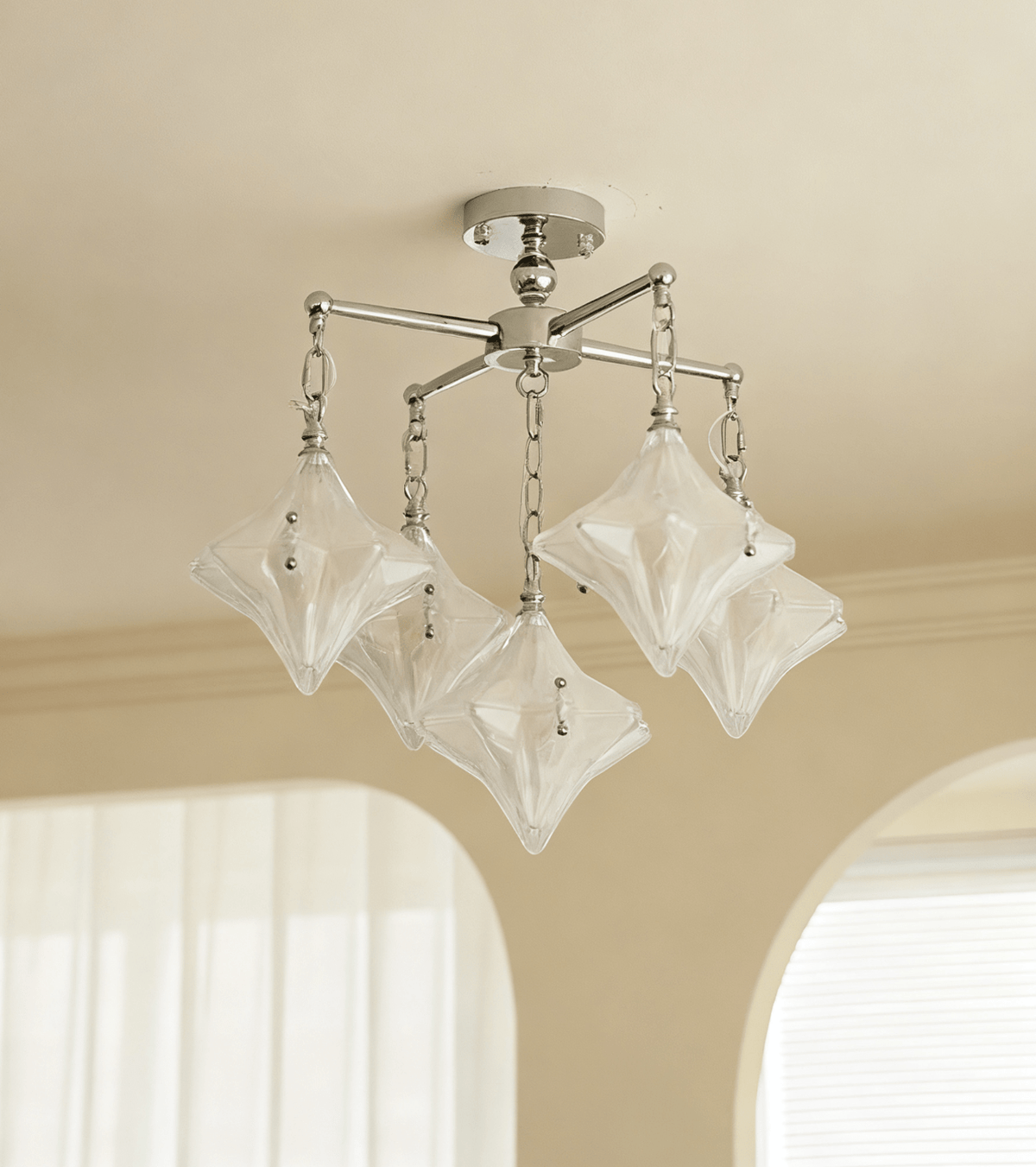 Elowen Prism Star Chandelier by Manor Lights