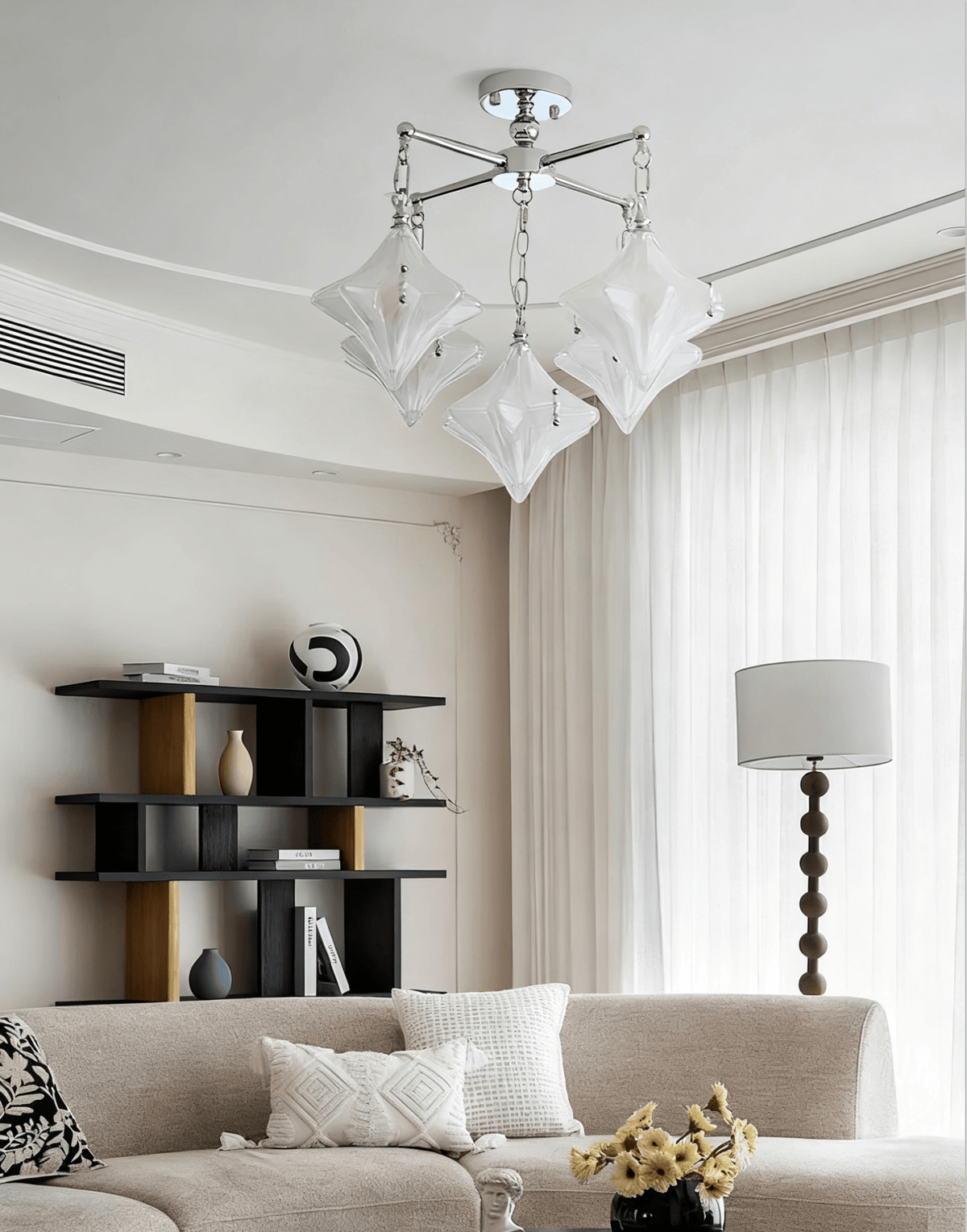 Elowen Prism Star Chandelier by Manor Lights
