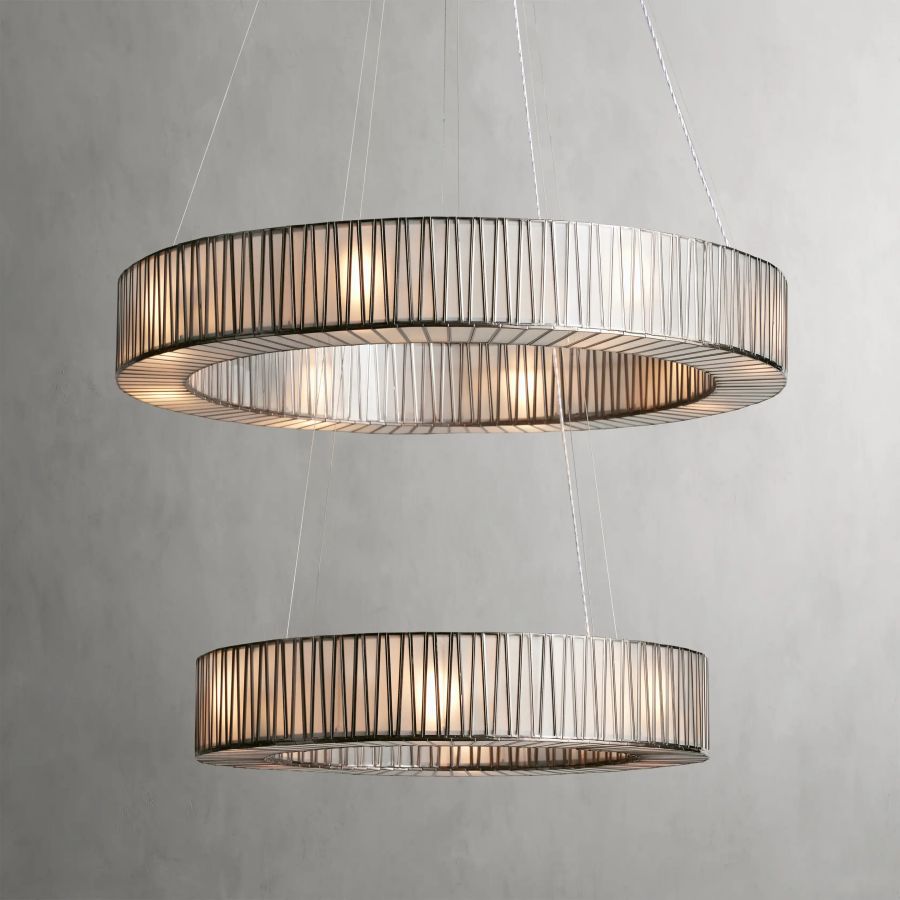 Forrest 2-Tier Round Chandelier-Chandelier-Manorlights