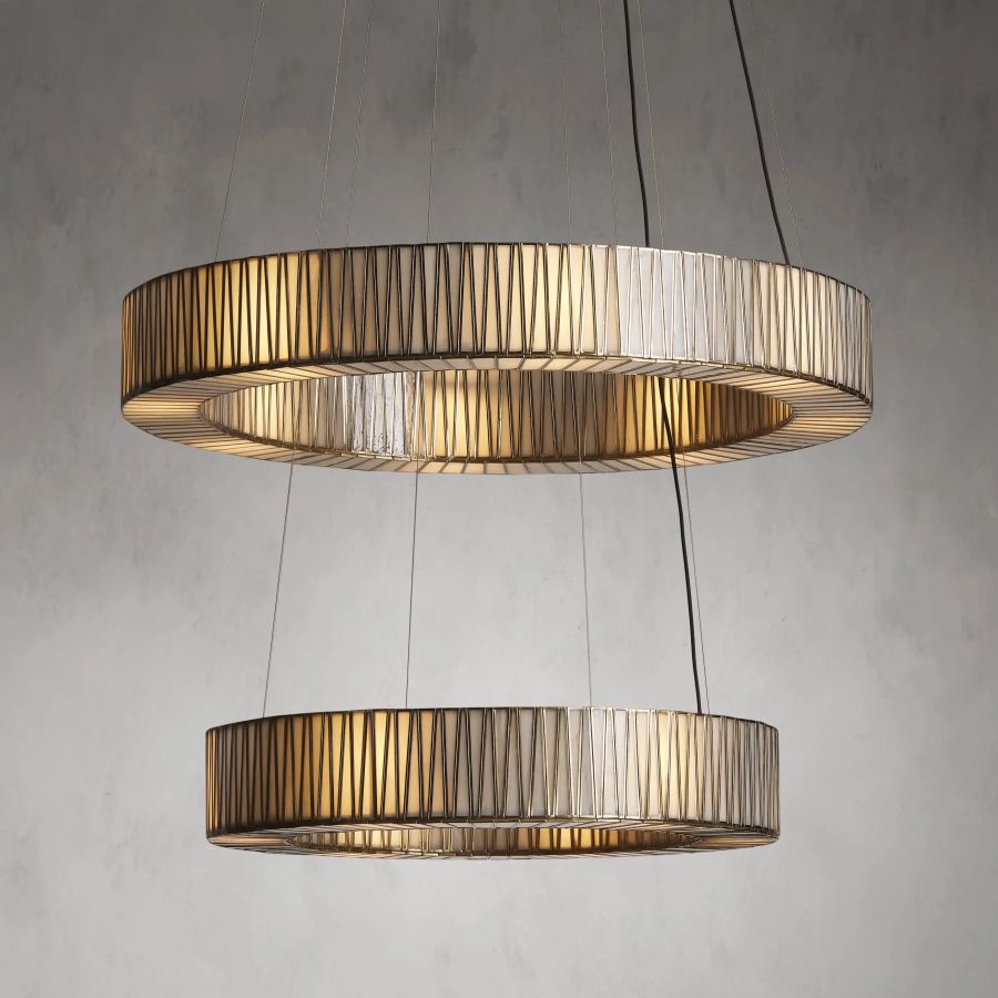 Forrest 2-Tier Round Chandelier-Chandelier-Manorlights
