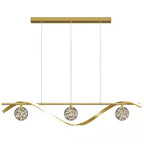 Modern Dining Room Chandelier Concise Style Glass Ball Starlight Ceiling Lamp Luxury Bar Counter Light-Manorlights